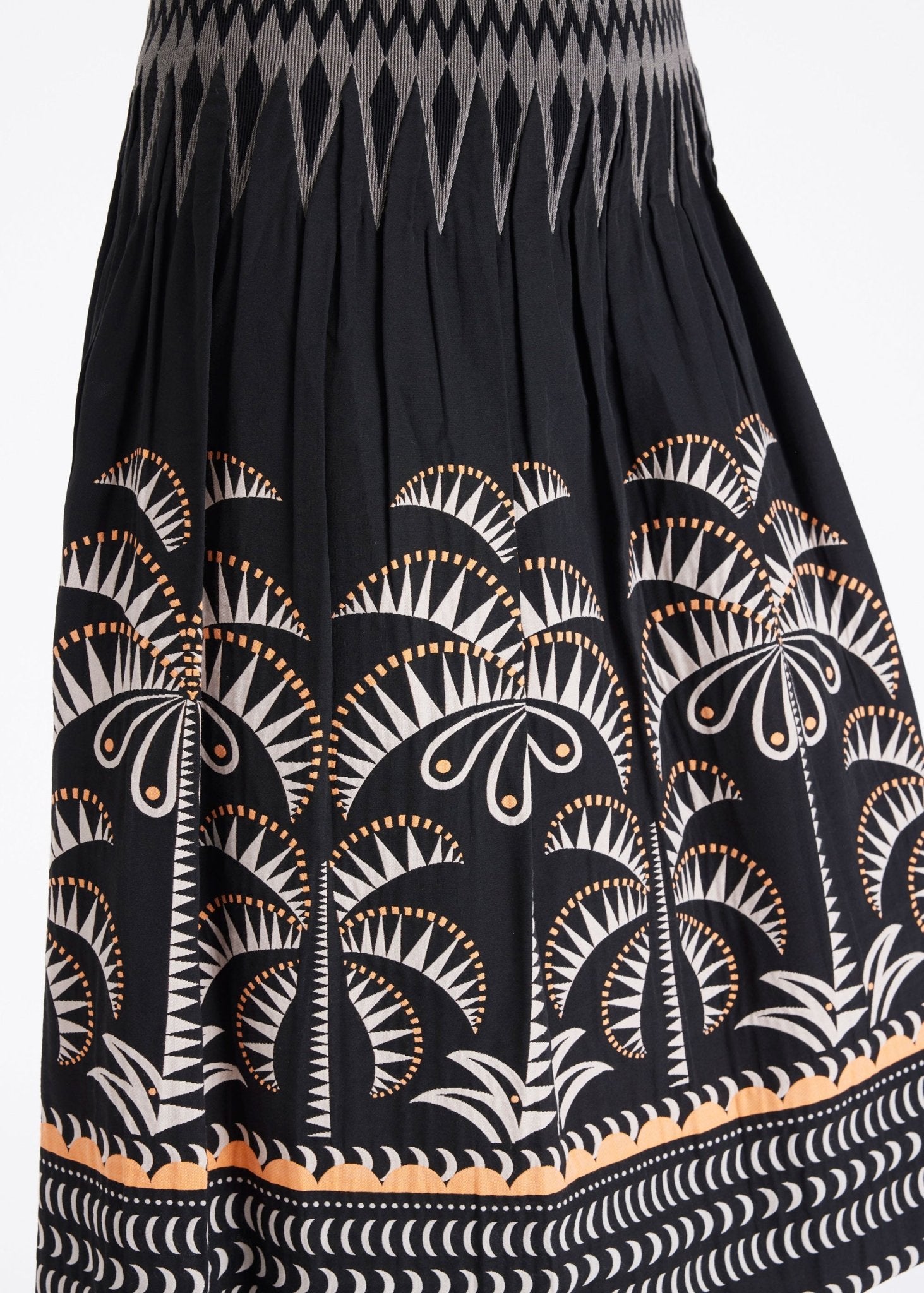 さっちんfrankygrowORGANDYJUMPUR SKIRT&OP Lucie Skirt -Emerald Garden Print – Foxingown