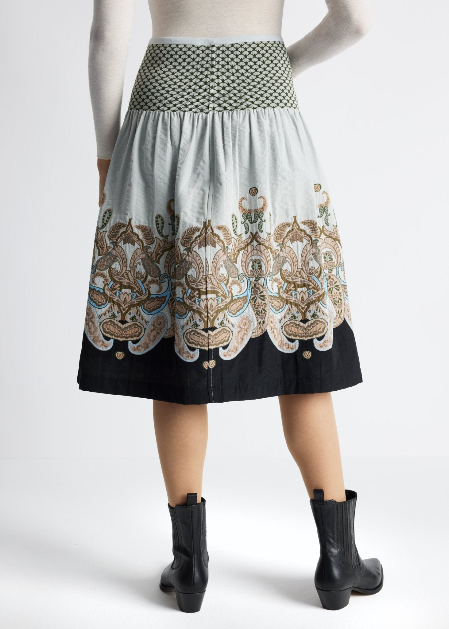 One Size Rock LONGERO-W aus Baumwoll-Mix in Midi-Länge mit Gummibund - FOX'S-Fashion