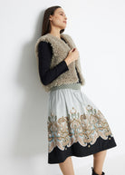 One Size Rock LONGERO-W aus Baumwoll-Mix in Midi-Länge mit Gummibund - FOX'S-Fashion