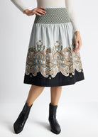 One Size Rock LONGERO-W aus Baumwoll-Mix in Midi-Länge mit Gummibund - FOX'S-Fashion