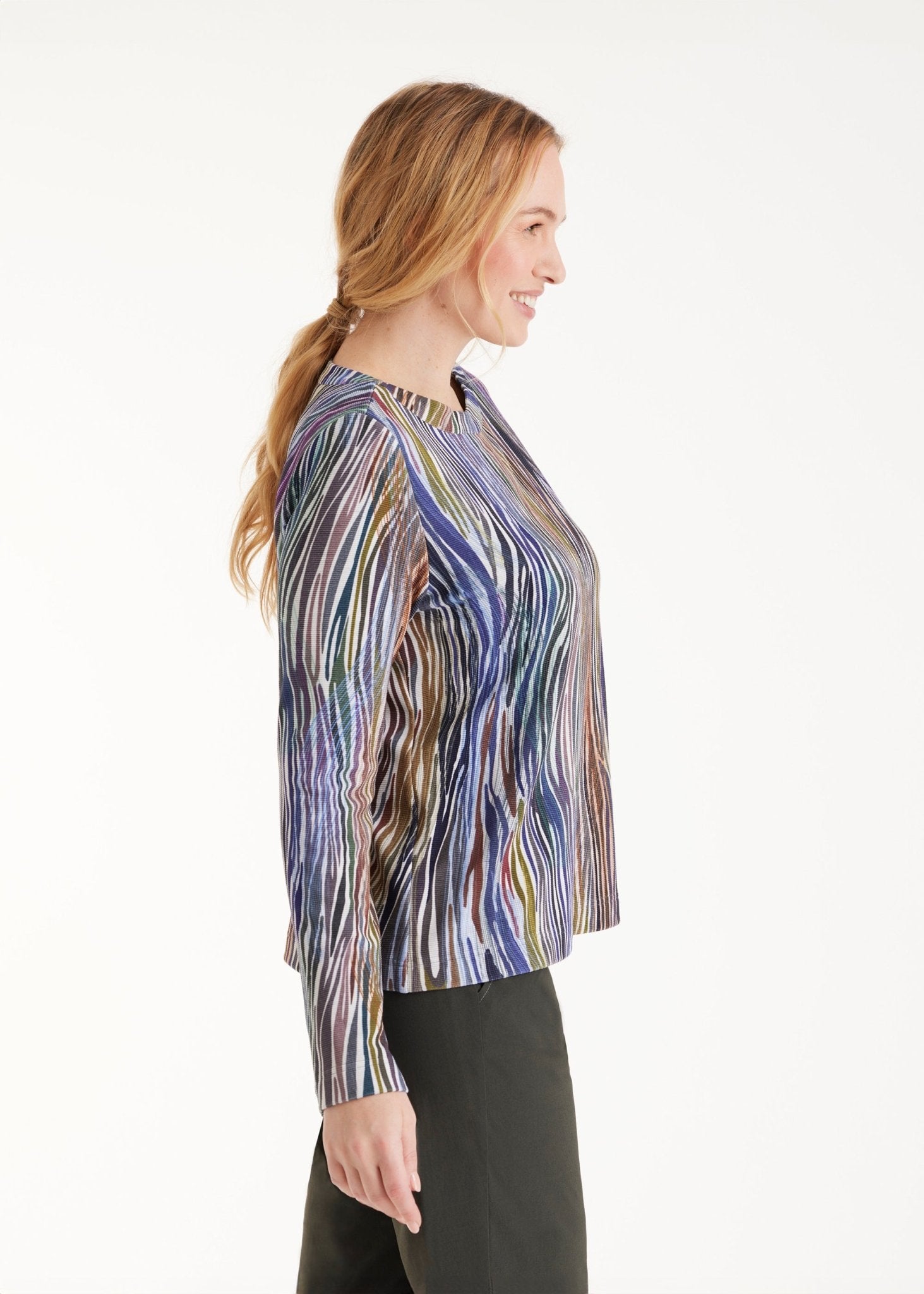 Pullover APULO aus Viskose mit U - Boot - Ausschnitt - FOX'S - Fashion