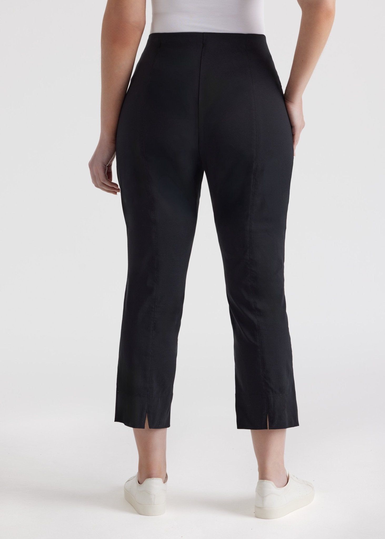 Schmale 7/8 - Hose MESSINI aus Baumwollmix mit Stretch - FOX'S - Fashion