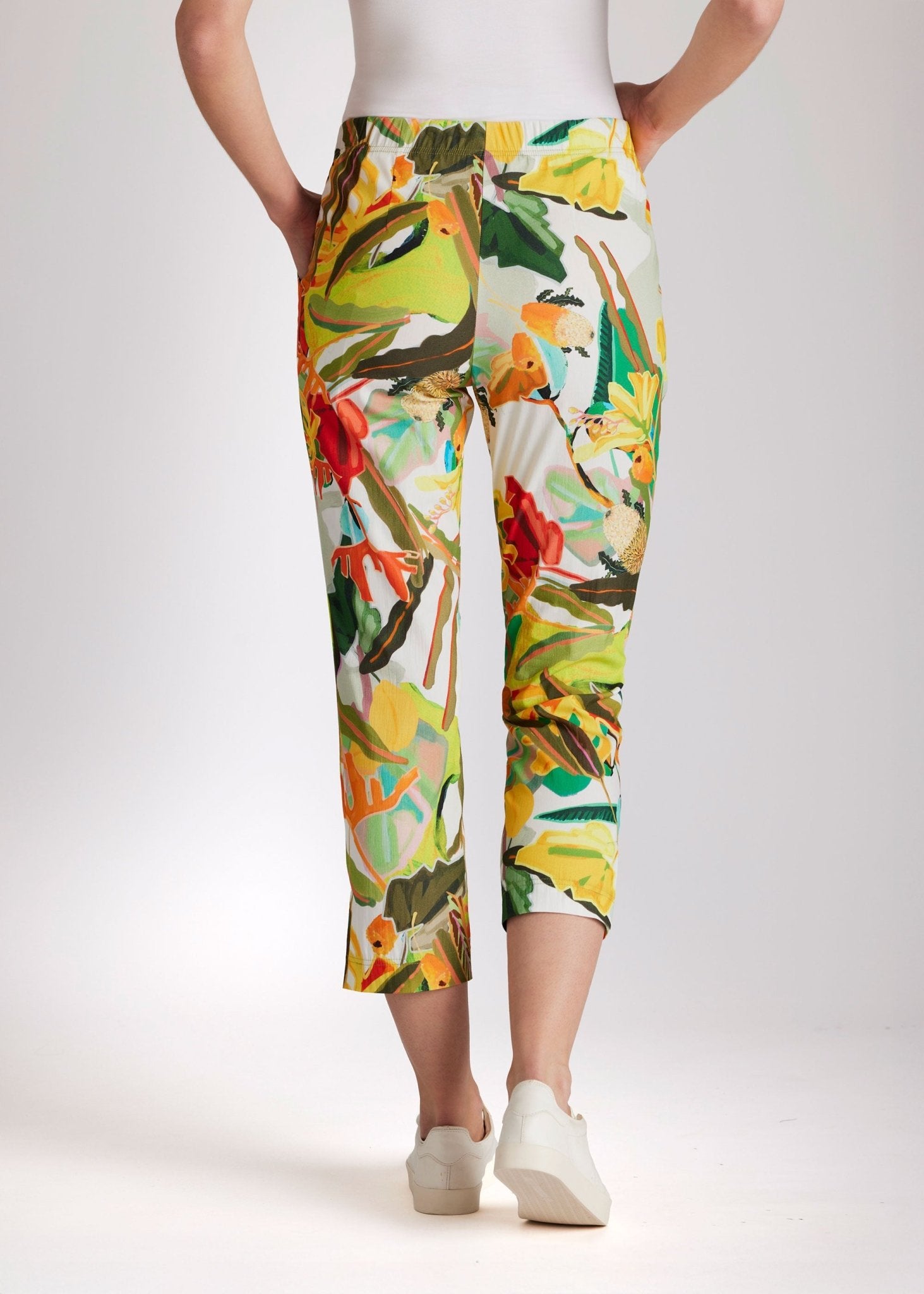 Schmale 7/8 - Hose USTRADI aus Bio - Baumwolle mit Stretch - FOX'S - Fashion