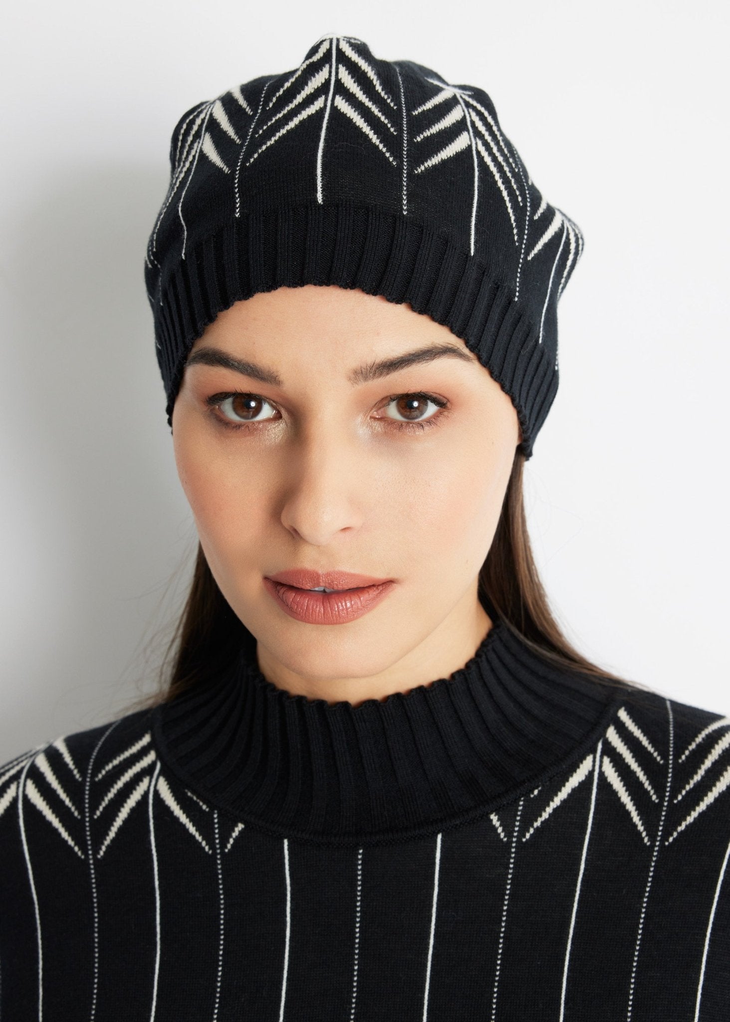 Schmale Strickmütze DAMULA aus Baumwoll-Mix - FOX'S-Fashion