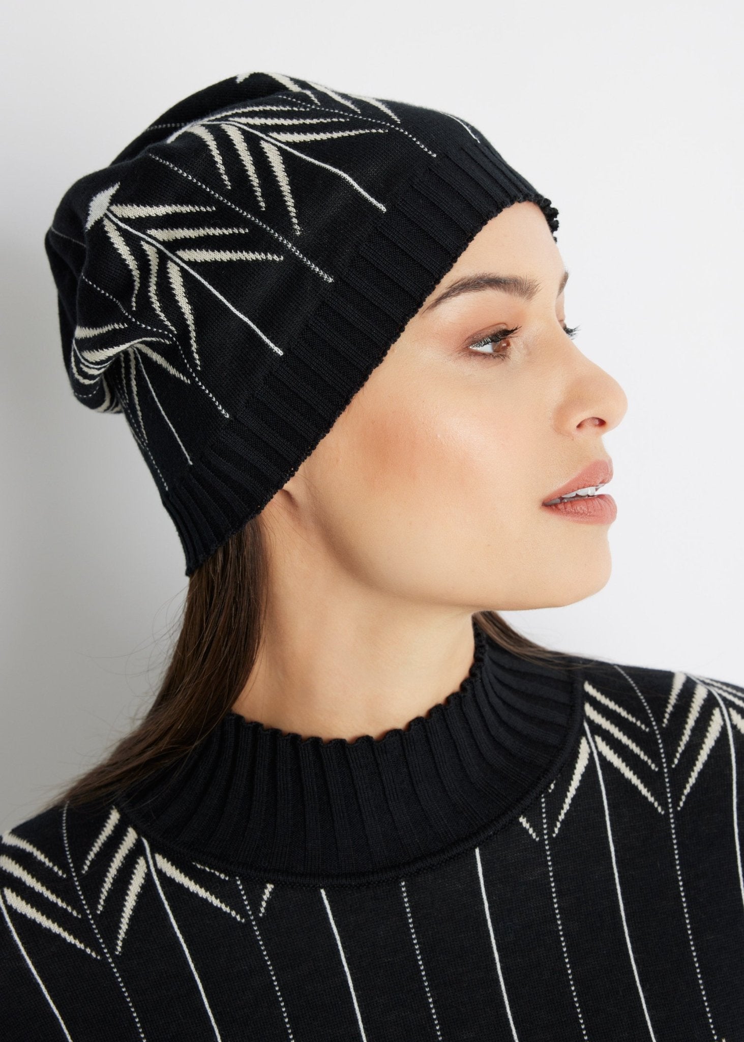 Schmale Strickmütze DAMULA aus Baumwoll-Mix - FOX'S-Fashion