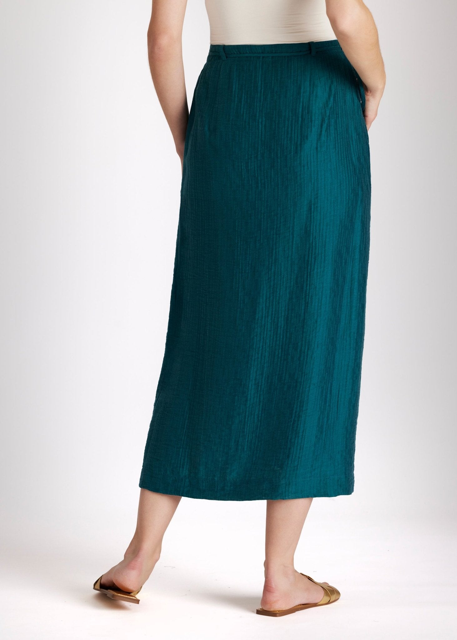 Schmaler Midi - Rock NAWIKORO aus Viskose - Lyocell - Mix - FOX'S - Fashion