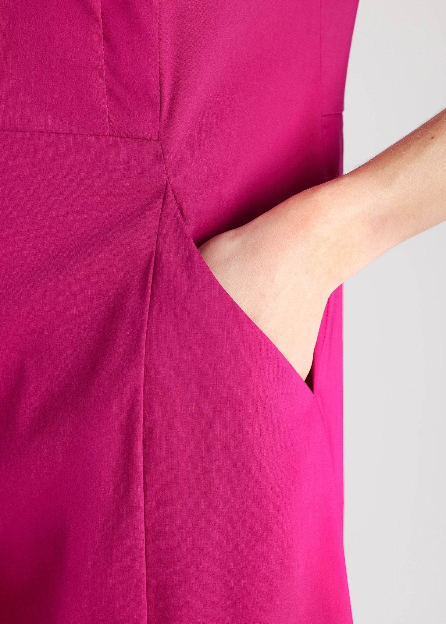 Schmales Etuikleid MYKUDO aus Baumwollmix mit Stretch - FOX'S - Fashion