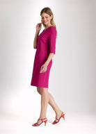 Schmales Etuikleid MYKUDO aus Baumwollmix mit Stretch - FOX'S - Fashion