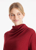 Schmales Kleid OREYA mit hohem Kragen - FOX'S - Fashion