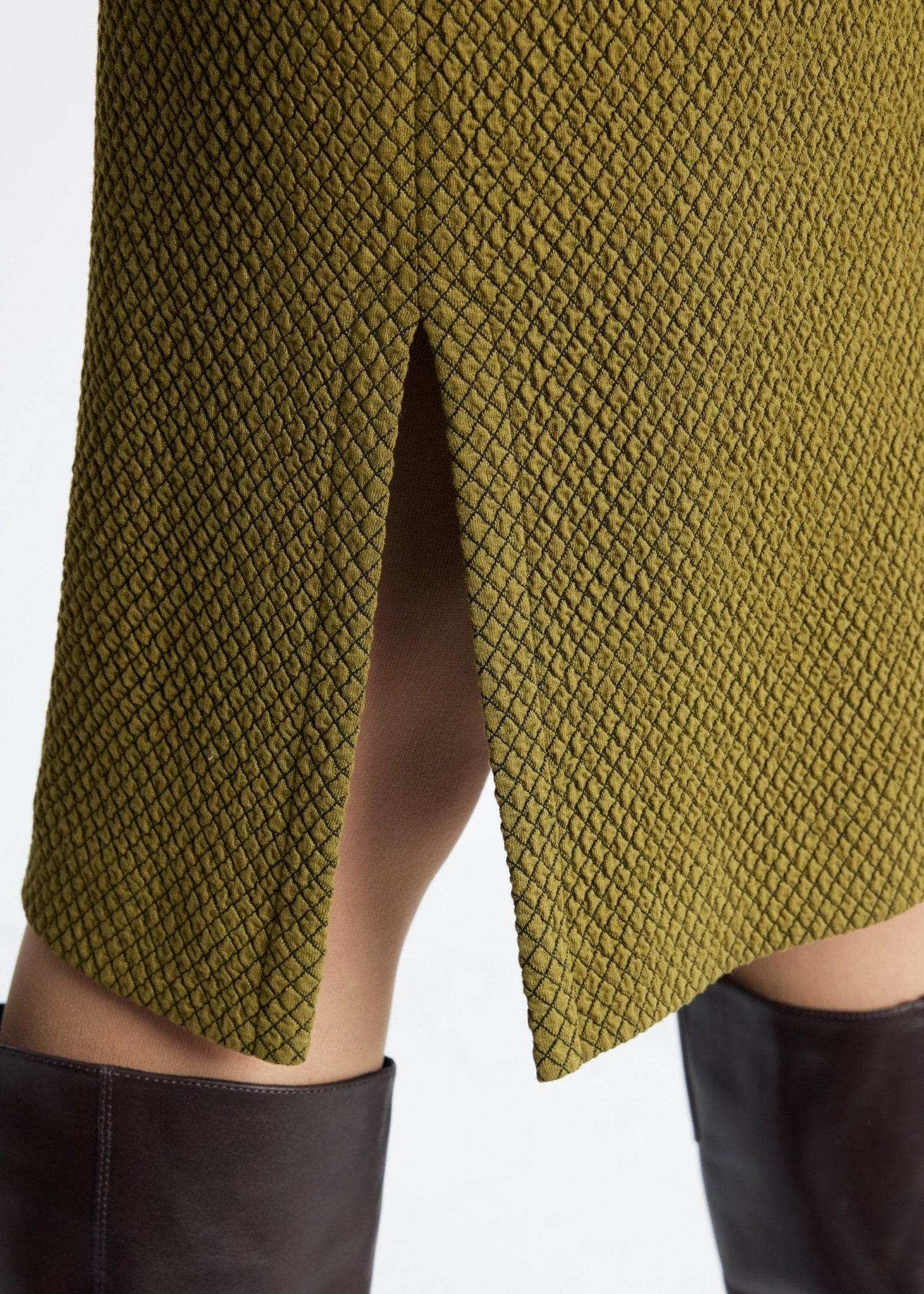 Schmales Kleid PANOLI aus Viskose-Mix mit Stretch - FOX'S-Fashion