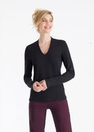 Shirt CYKA aus Viskose - Jersey mit V - Ausschnitt - FOX'S - Fashion