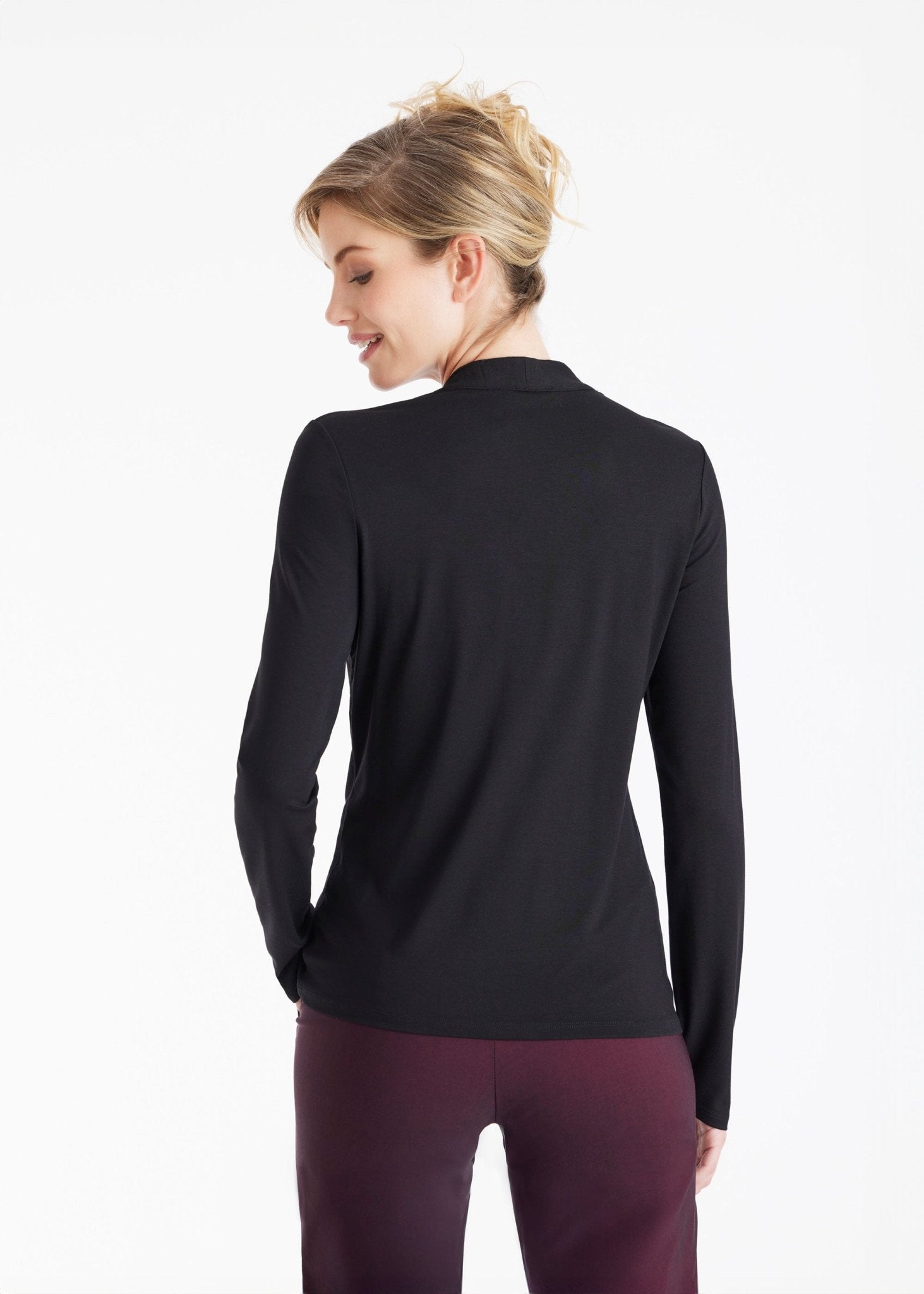 Shirt CYKA aus Viskose - Jersey mit V - Ausschnitt - FOX'S - Fashion