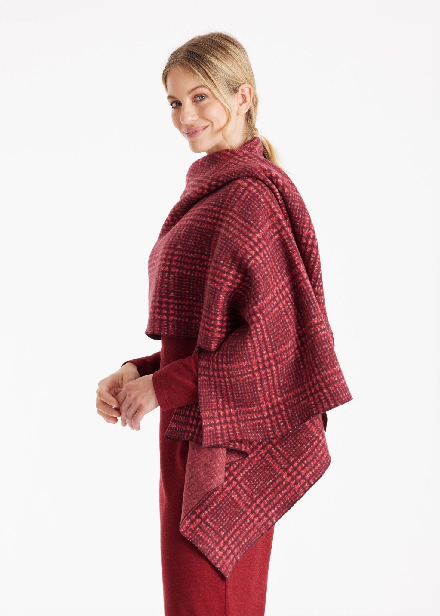 Stola SUSTOLA in Dunkelrot