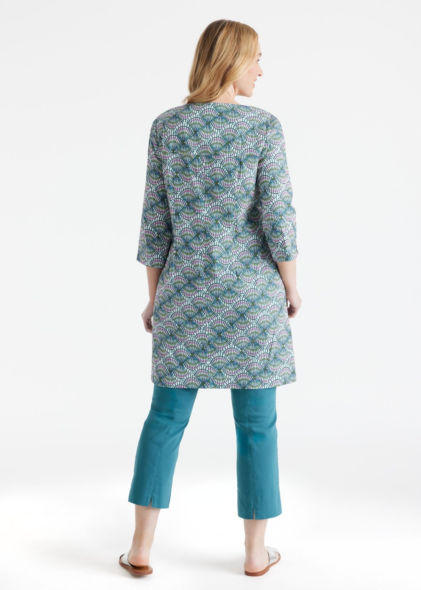 Taillierte Tunika UKUNIA aus Bio - Baumwolle mit Stretch - FOX'S - Fashion