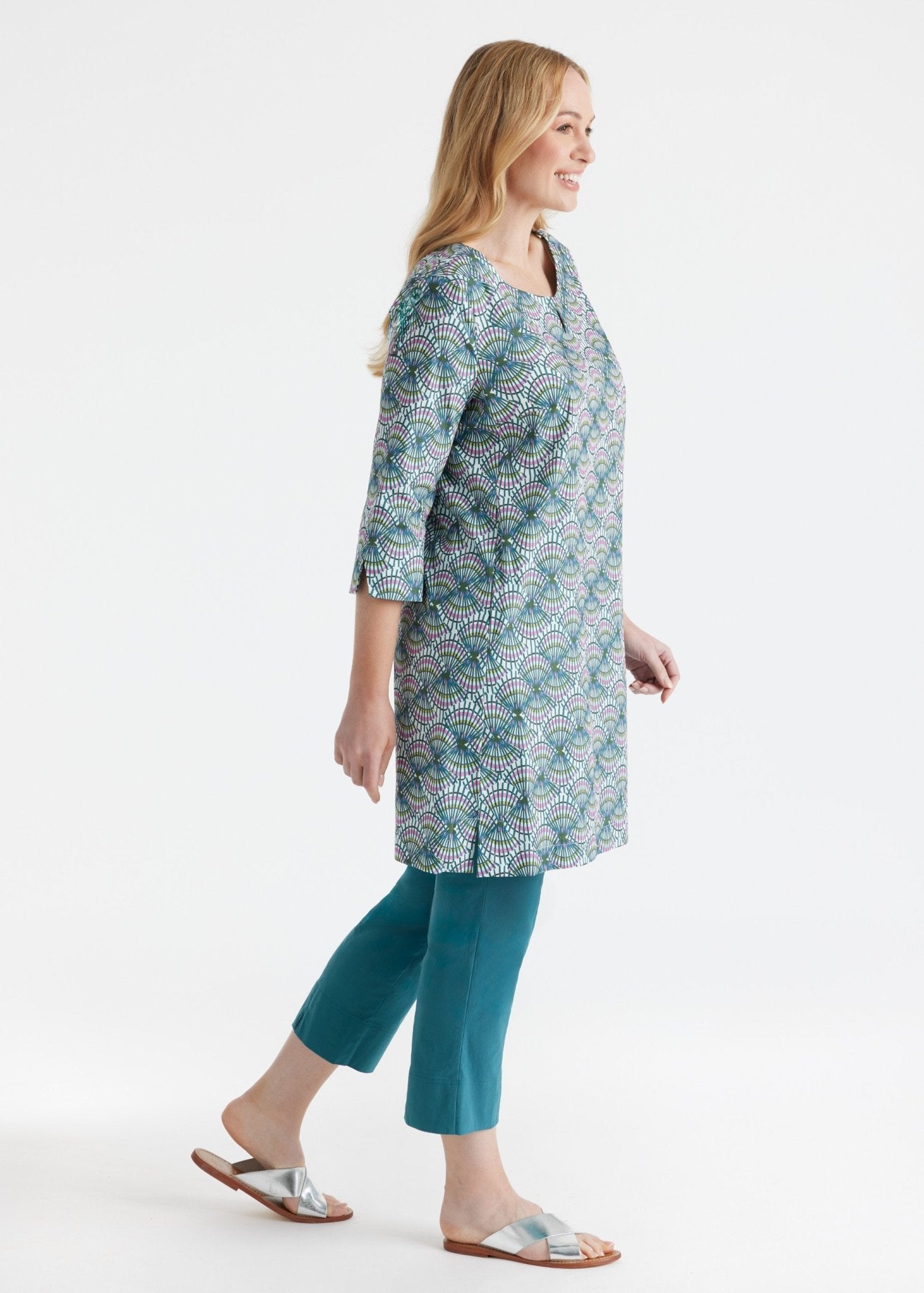 Taillierte Tunika UKUNIA aus Bio - Baumwolle mit Stretch - FOX'S - Fashion