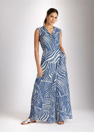 Taillierter Jumpsuit XYMPA aus Viskose mit weitem Bein - FOX'S - Fashion