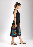 Tailliertes Kleid LIMUKI im Patch aus Jersey und Jacquard - FOX'S - Fashion