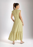 Tailliertes Kleid XAYANA aus Viskose - Mix mit Knopfleiste - FOX'S - Fashion