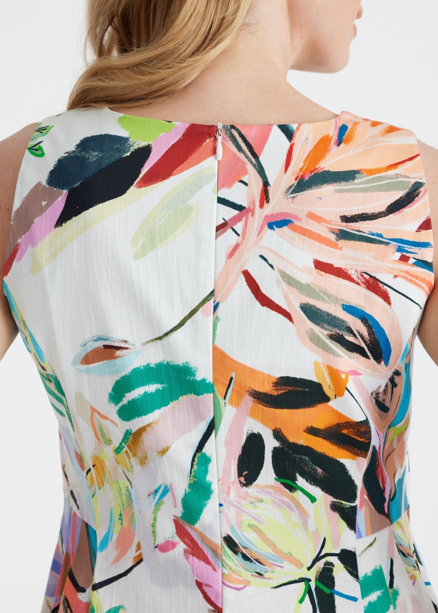 Tailliertes Midi - Kleid DEMONA aus Bio - Baumwolle - FOX'S - Fashion