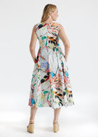 Tailliertes Midi - Kleid DEMONA aus Bio - Baumwolle - FOX'S - Fashion