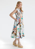 Tailliertes Midi - Kleid DEMONA aus Bio - Baumwolle - FOX'S - Fashion