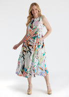 Tailliertes Midi - Kleid DEMONA aus Bio - Baumwolle - FOX'S - Fashion