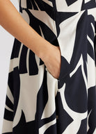 Tailliertes Midi - Kleid QUANOTA aus Viskose - Baumwolle - Mix - FOX'S - Fashion