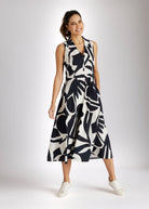 Tailliertes Midi - Kleid QUANOTA aus Viskose - Baumwolle - Mix - FOX'S - Fashion