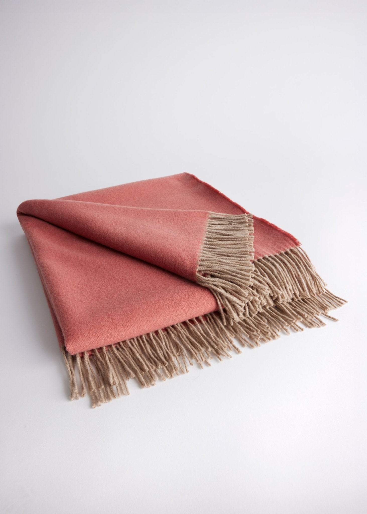 Weiche Decke LANA aus extrafeiner Schurwolle in Doubleface - Machart - FOX'S - Fashion