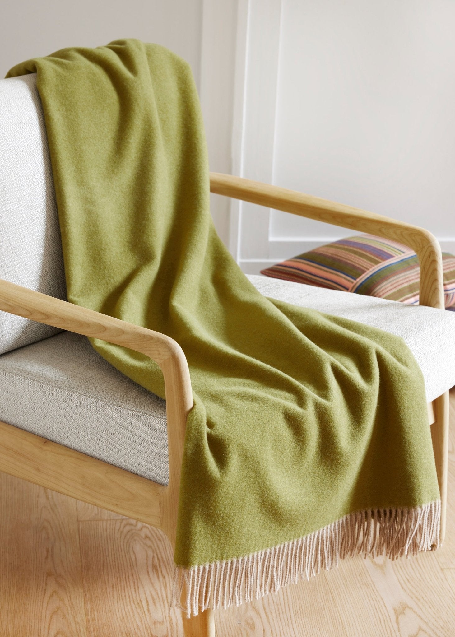 Weiche Decke LANA aus extrafeiner Schurwolle in Doubleface - Machart - FOX'S - Fashion