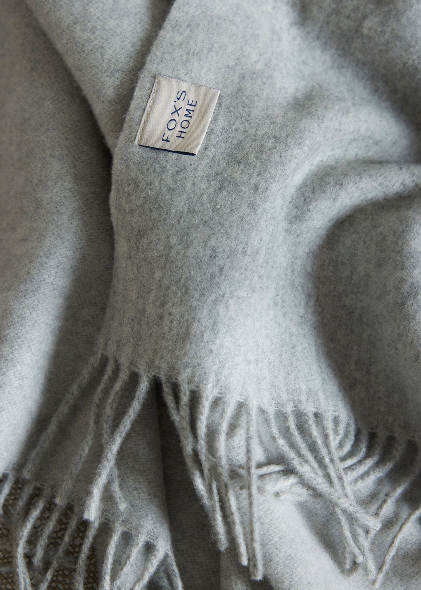 Weiche Decke LANA aus extrafeiner Schurwolle in Doubleface - Machart - FOX'S - Fashion