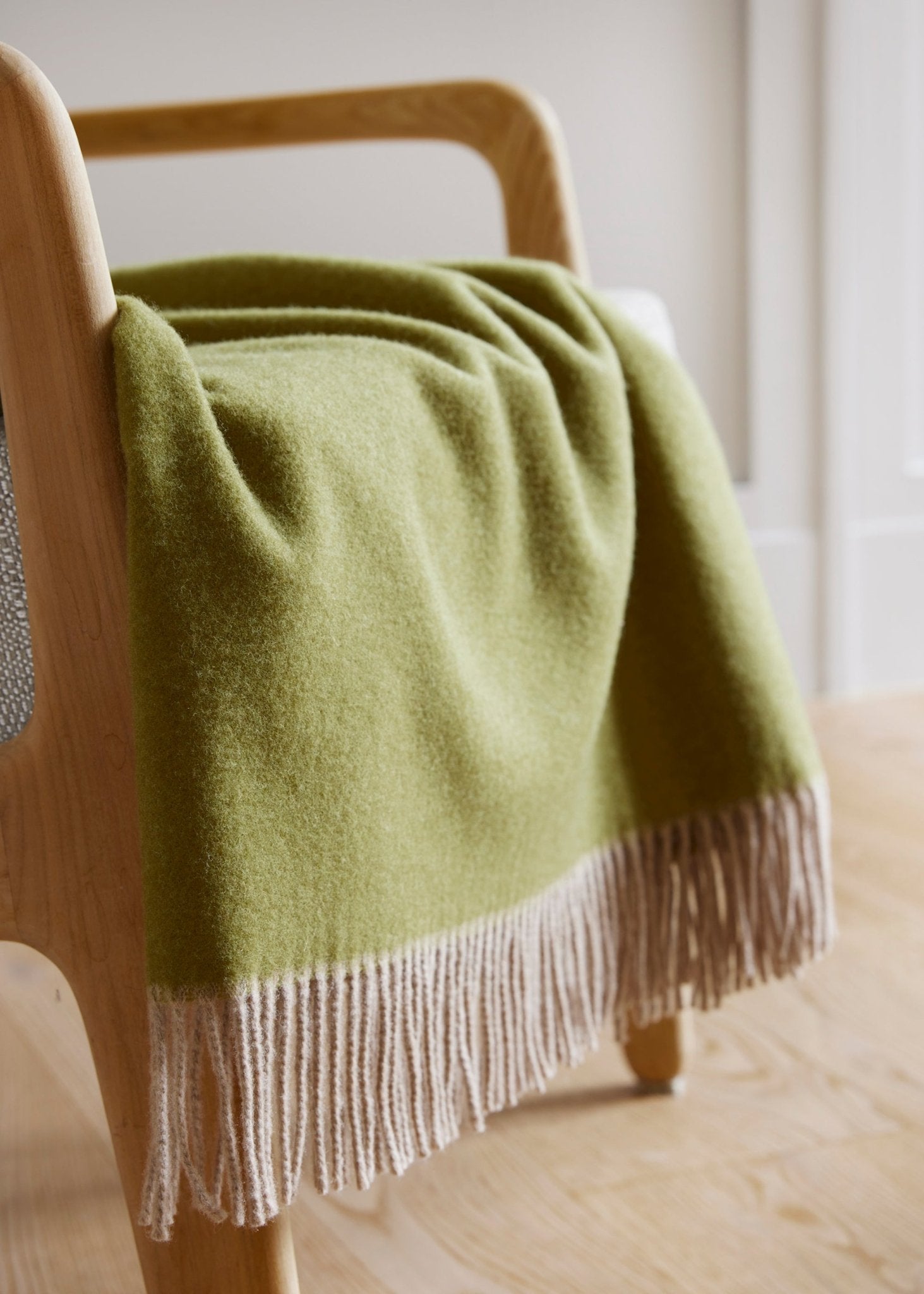 Weiche Decke LANA aus extrafeiner Schurwolle in Doubleface - Machart - FOX'S - Fashion