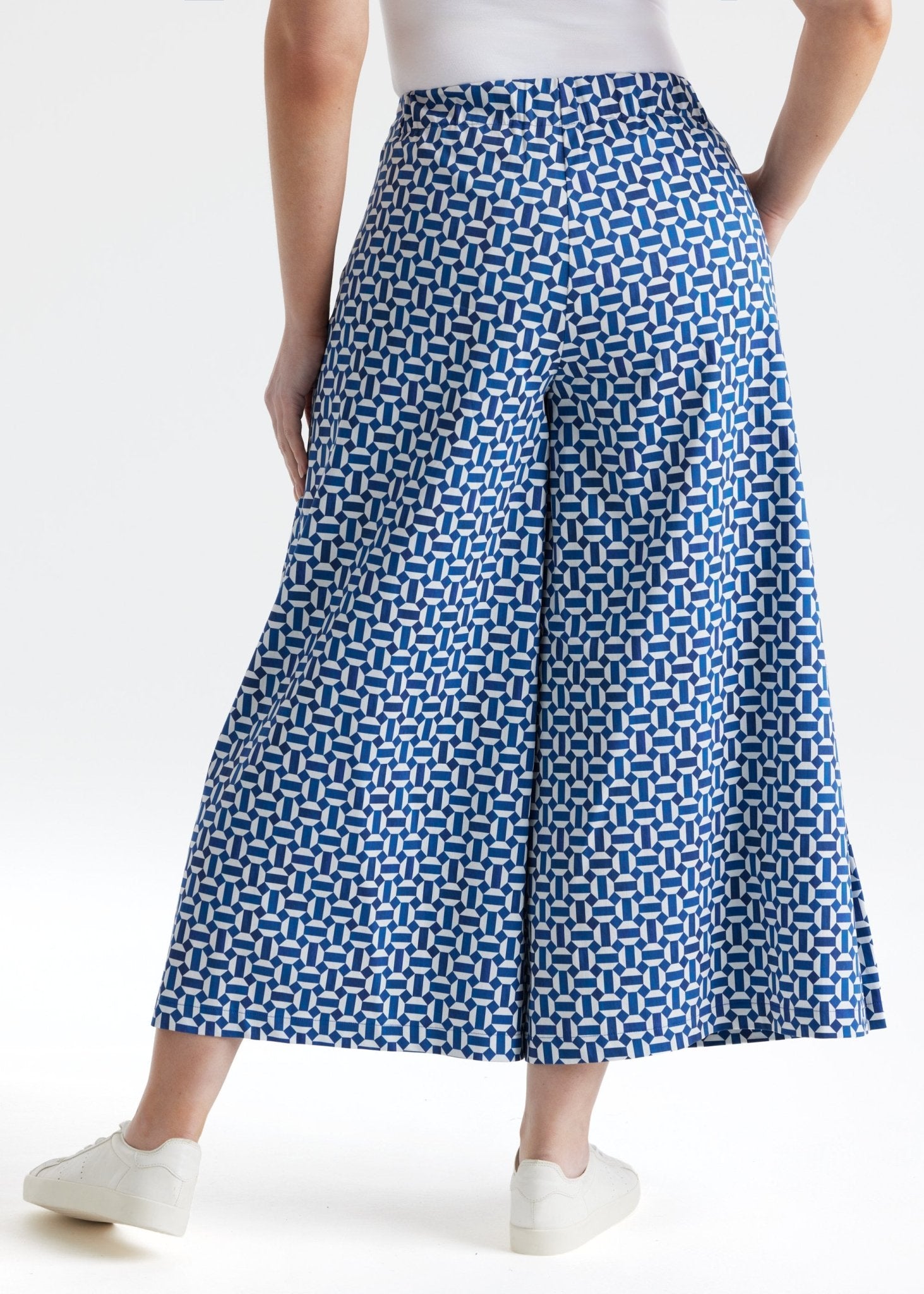 Weite Culotte DUKANA aus Bio - Baumwolle mit Gummibund - FOX'S - Fashion