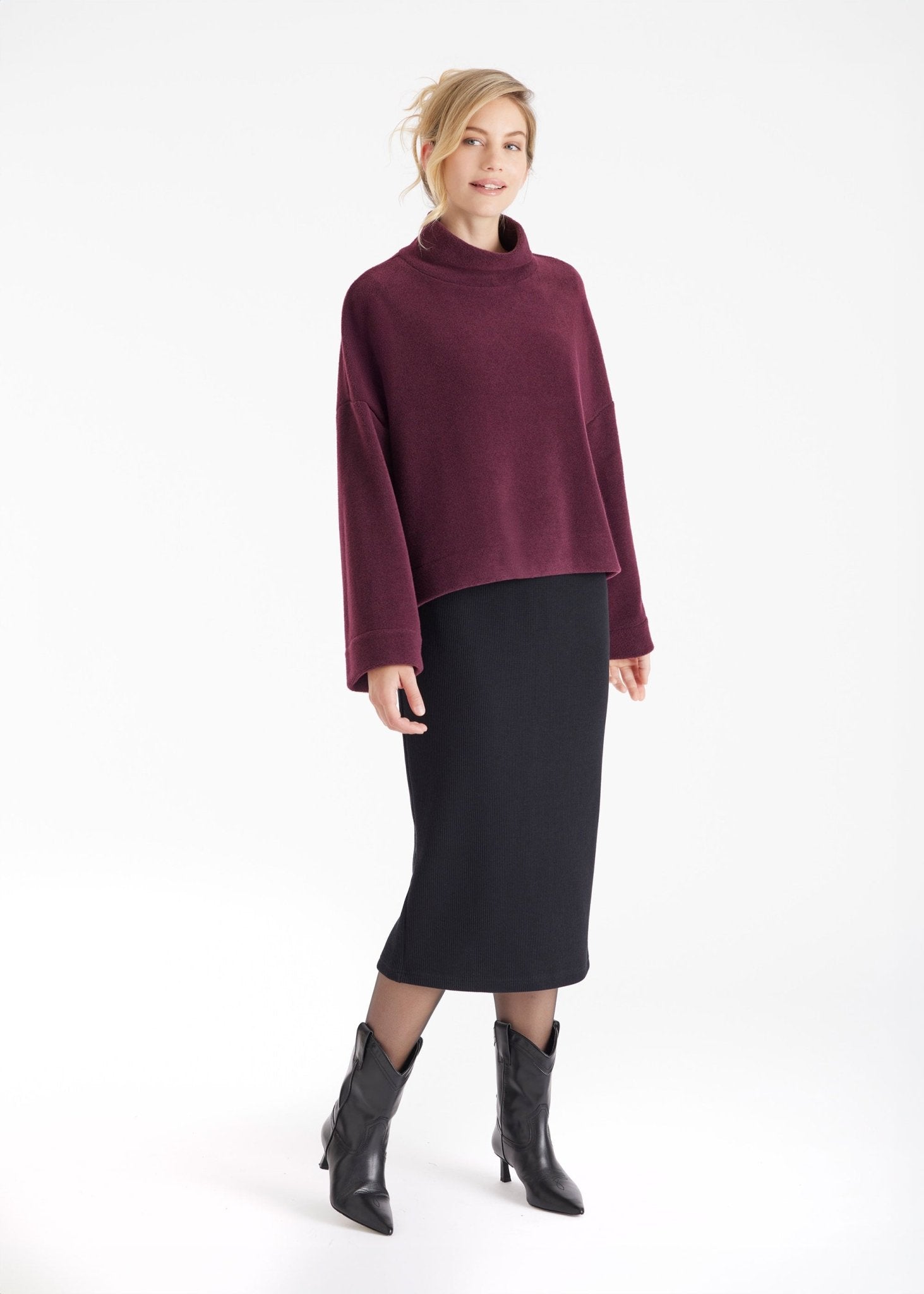 Weiter Pullover SUKATO mit Stehkragen - FOX'S - Fashion