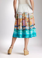 Weiter Rock FIPERO aus Bio - Baumwolle in Wadenlänge - FOX'S - Fashion