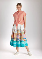 Weiter Rock FIPERO aus Bio - Baumwolle in Wadenlänge - FOX'S - Fashion