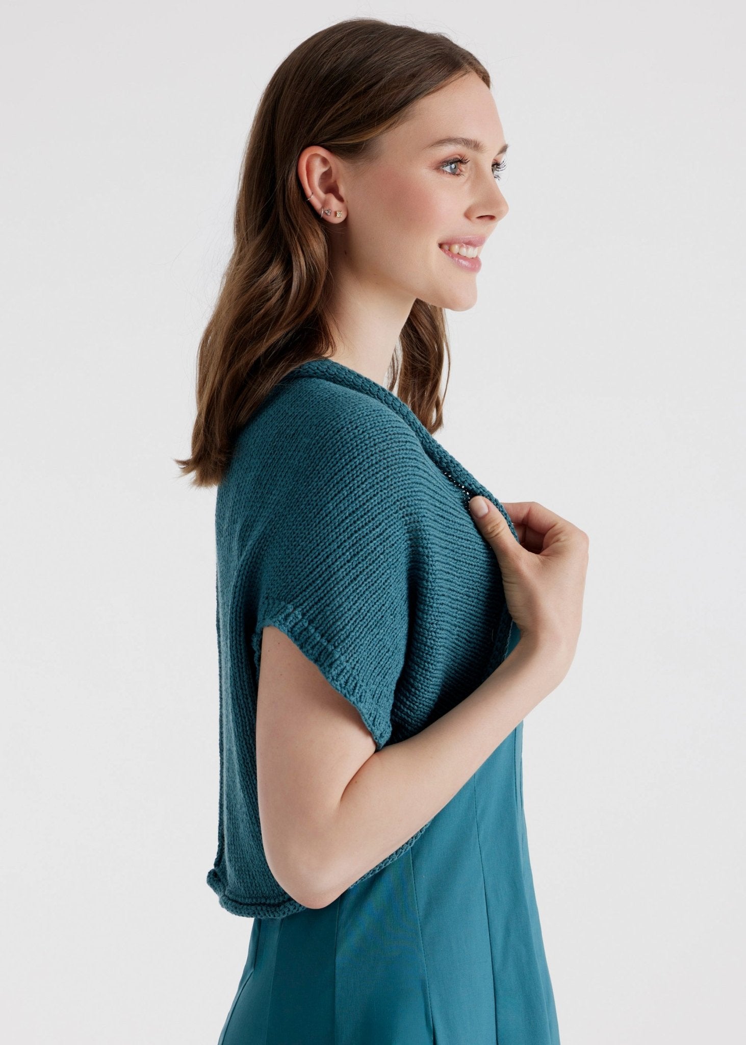 Weiter Strickbolero IPBOLLY aus Baumwollmix - FOX'S - Fashion