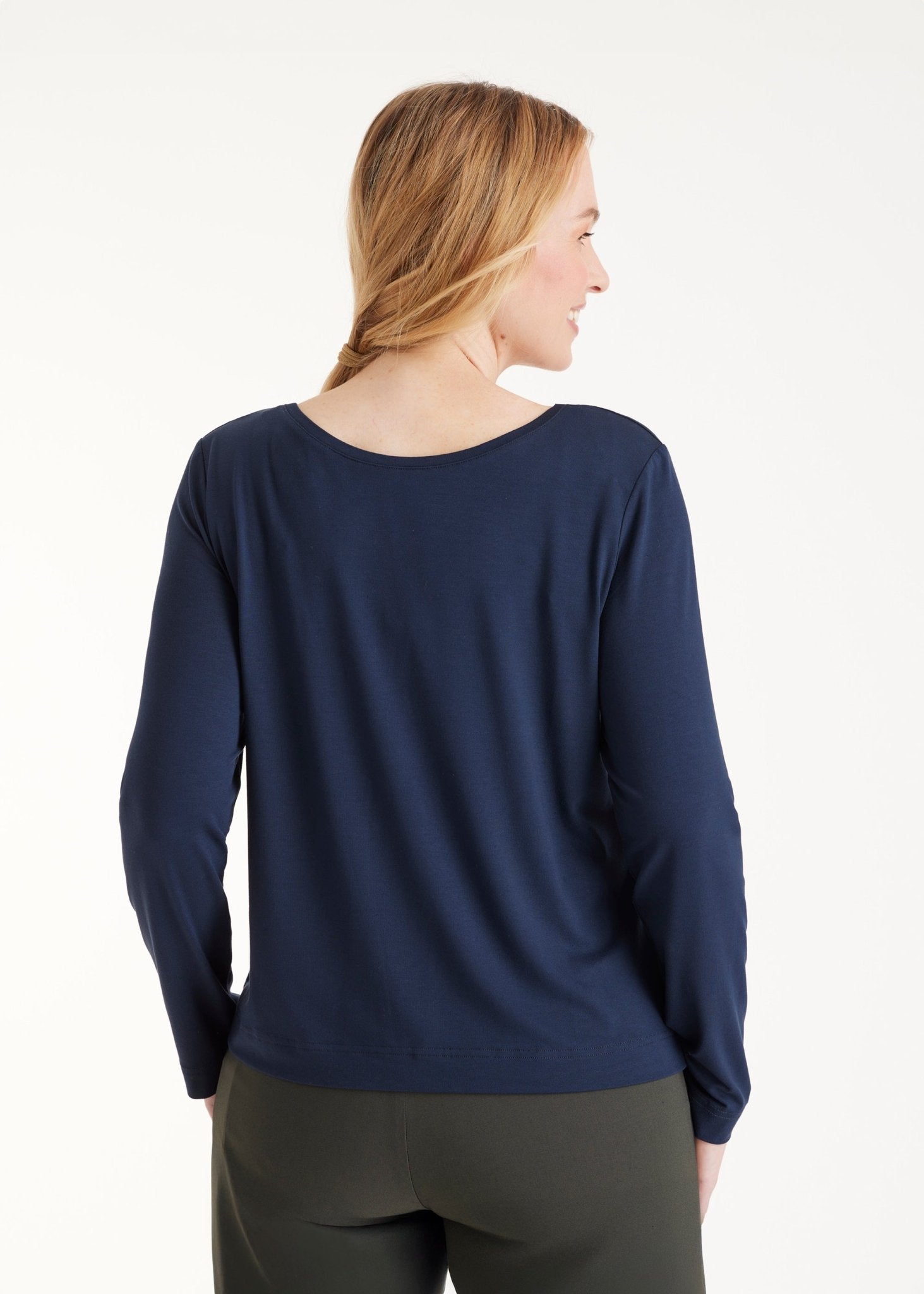 Wendeshirt CLIVONITA aus Viskose mit Rundhals oder V - Ausschnitt - FOX'S - Fashion