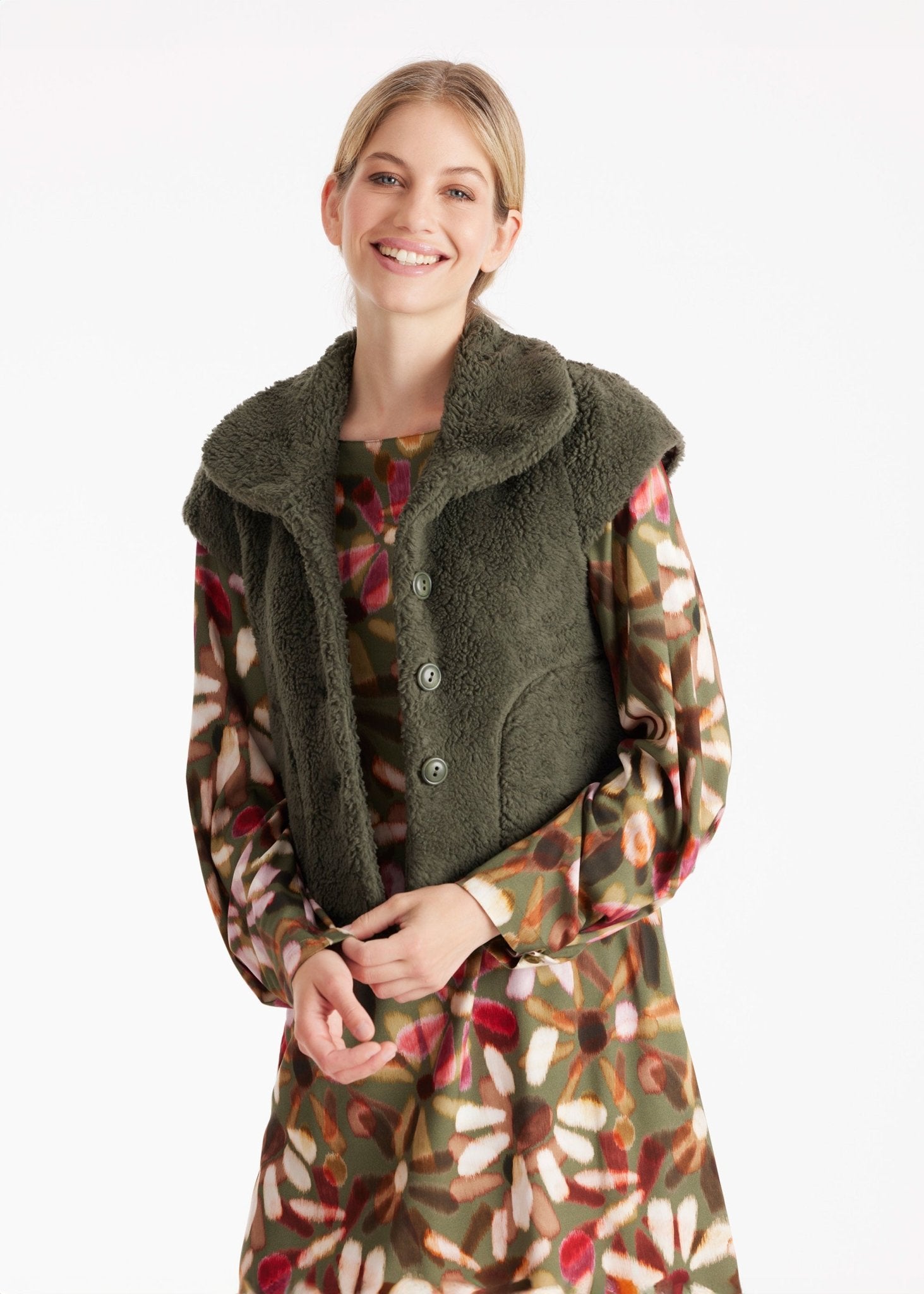 Weste WESPUSA mit kleinem Arm und Eingrifftaschen - FOX'S - Fashion